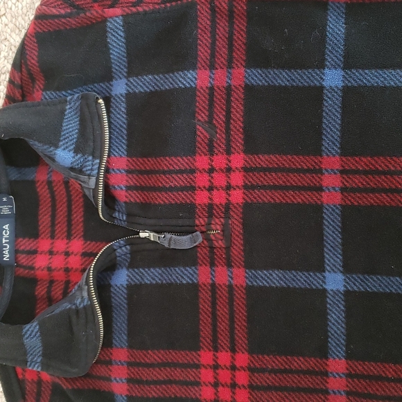 Nautica warm plaid fleece top - Picture 2 of 3